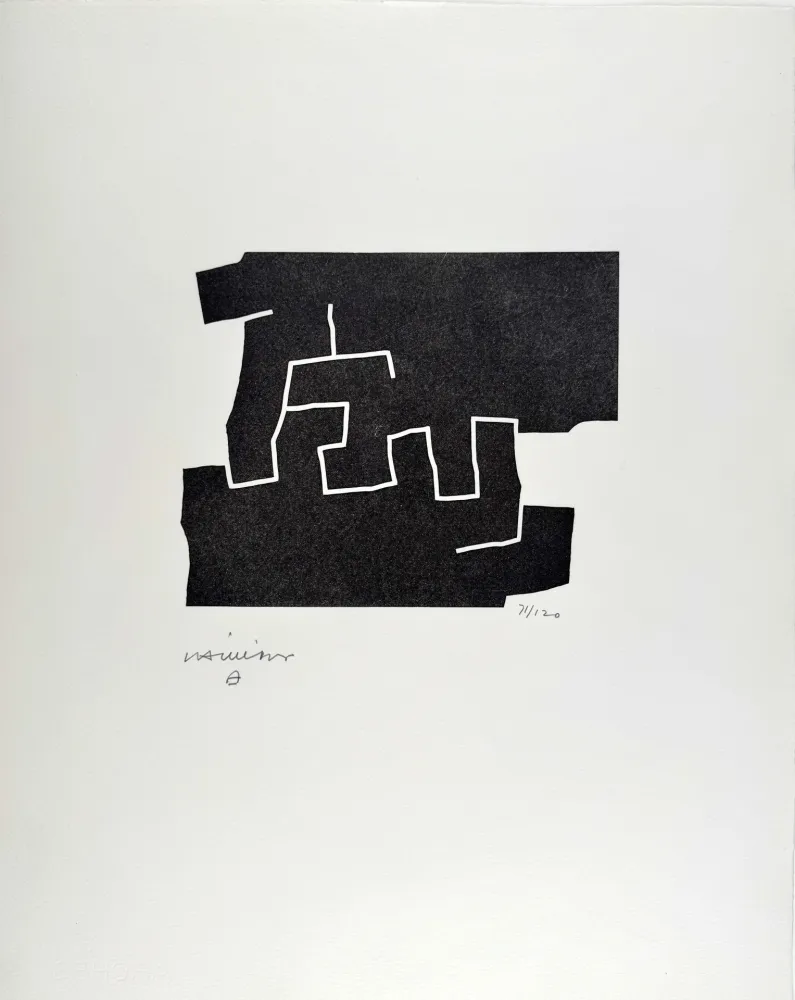 Xilogravura Chillida - 10e anniversaire Fondation Maeght 