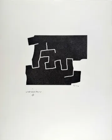 Xilogravura Chillida - 10e anniversaire Fondation Maeght 