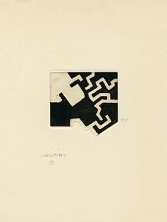 Gravura Chillida - Adoracion