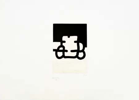 Gravura Chillida - Antzo VIII