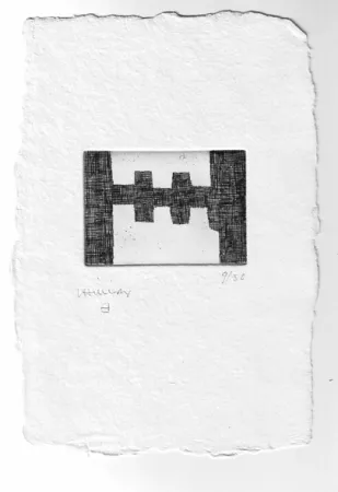 Gravura Chillida - Batzar