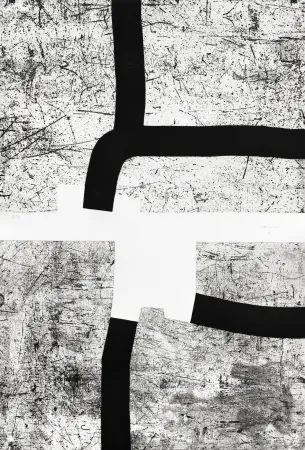 Gravura Chillida - Bi-Aizatu