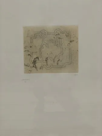 Água-Forte E Água-Tinta Chillida - Bidearte I