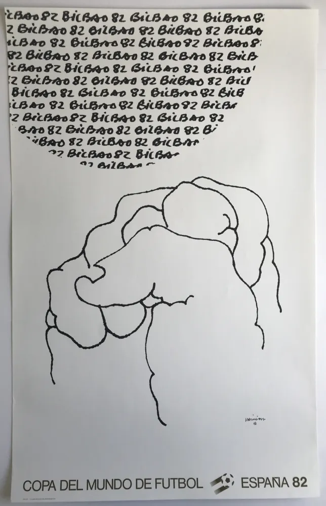 Cartaz Chillida - Bilbao 82