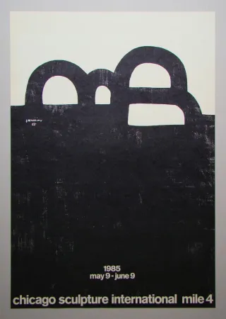 Litografia Chillida - Chicago