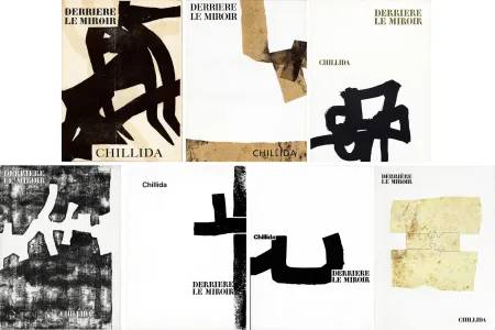 Livro Ilustrado Chillida - CHILLIDA : Collection complète des 7 volumes de la revue DERRIÈRE LE MIROIR consacrés à Chillida (parus de 1956 à 1980)