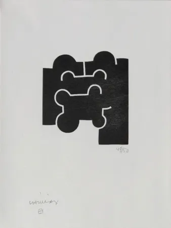 Gravura Chillida - Cioran XXV