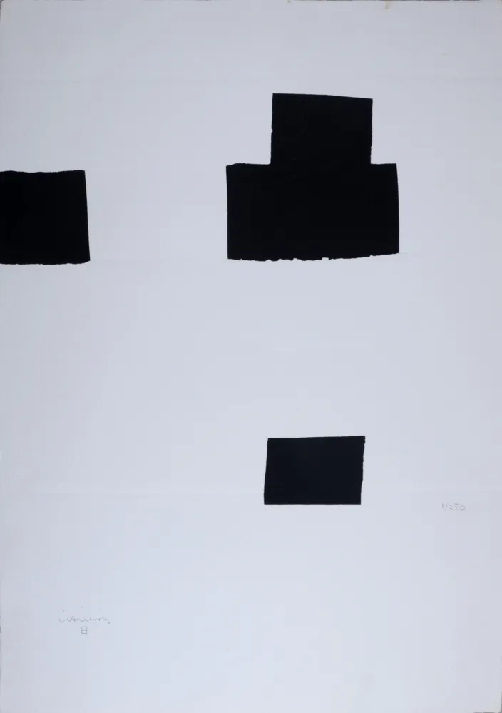 Serigrafia Chillida - Composition