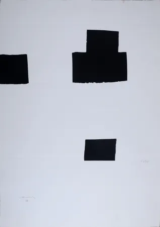 Serigrafia Chillida - Composition