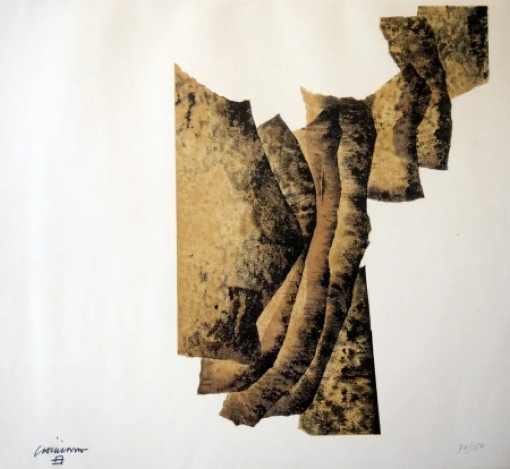 Litografia Chillida - CORRELACION