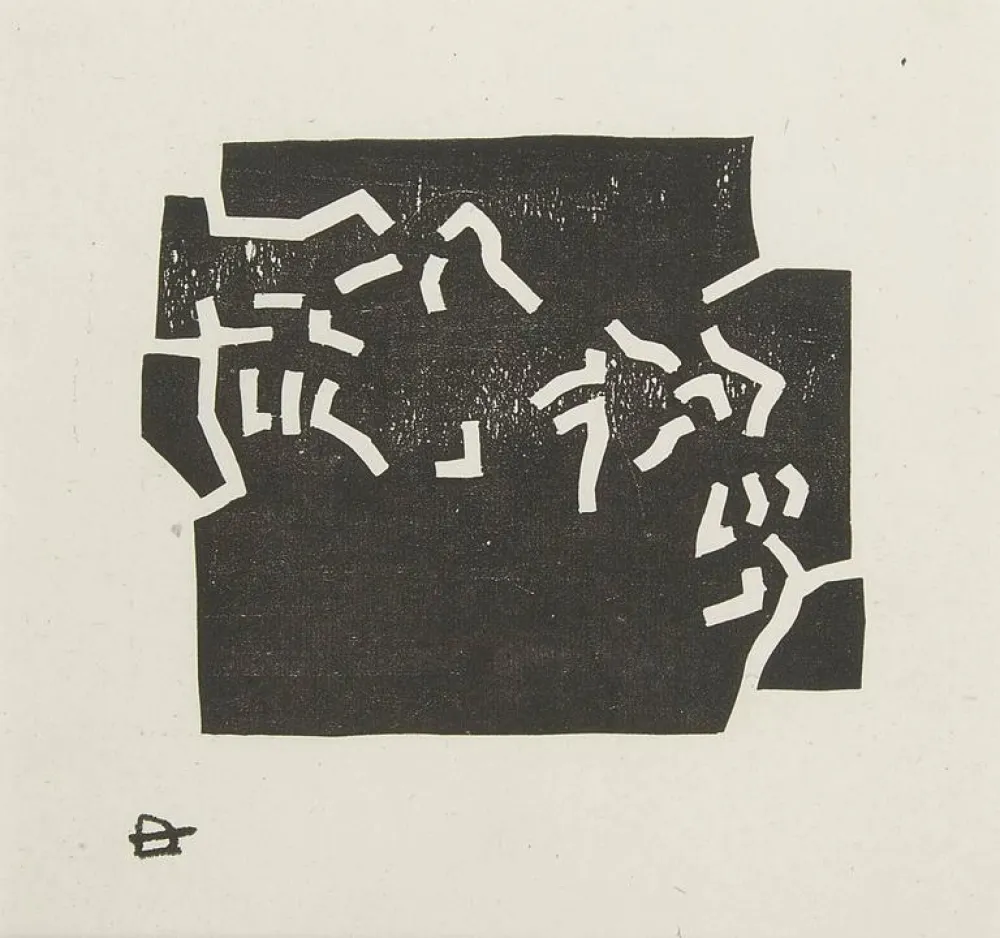 Xilogravura Chillida - 
