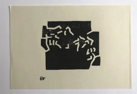 Xilogravura Chillida - Egokarri (Van der Koelen 68025)