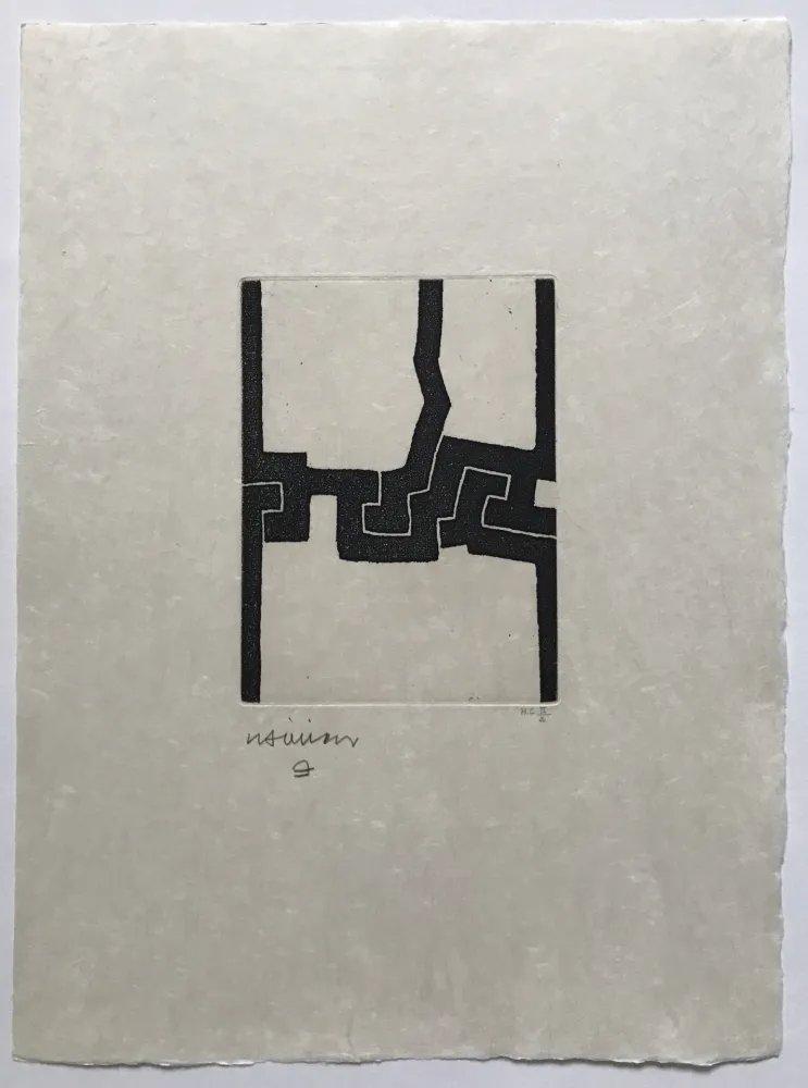 Gravura Chillida - Eintsu (Paroles Peintes V)