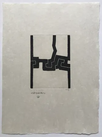 Gravura Chillida - Eintsu (Paroles Peintes V)