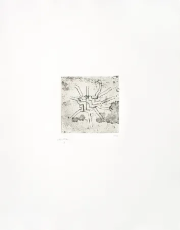 Gravura Chillida - Enda VI 