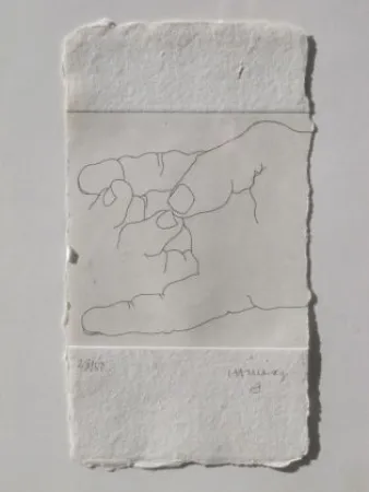 Água-Forte Chillida - ESKU XXVII