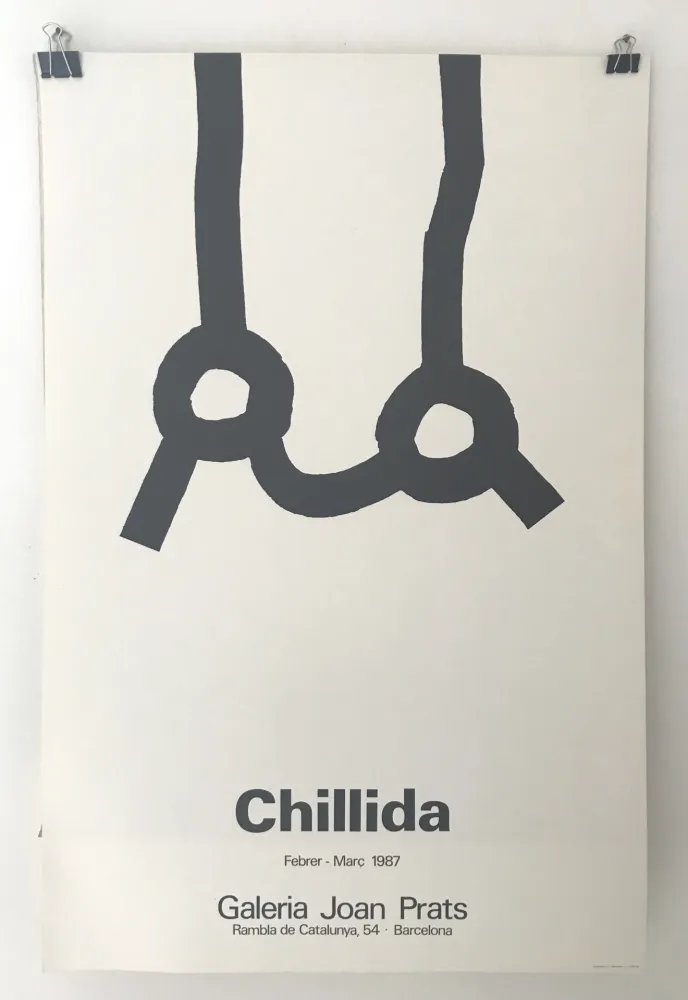 Cartaz Chillida - Galeria Joan Prats