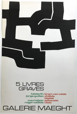 Cartaz Chillida - Galerie Maeght