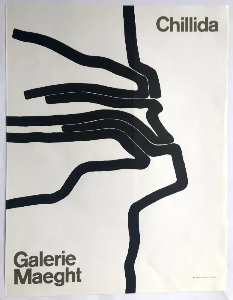 Cartaz Chillida - Galerie Maeght