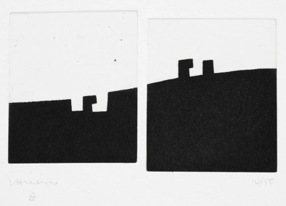 Água-Forte Chillida - Gora Bera – Arriba Abajo