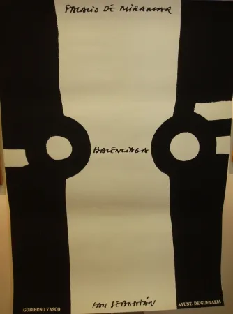 Cartaz Chillida - Homenaje a cristobal Balenciaga