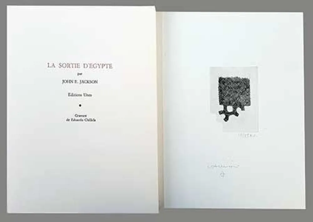 Livro Ilustrado Chillida - La sortie d'Egypte