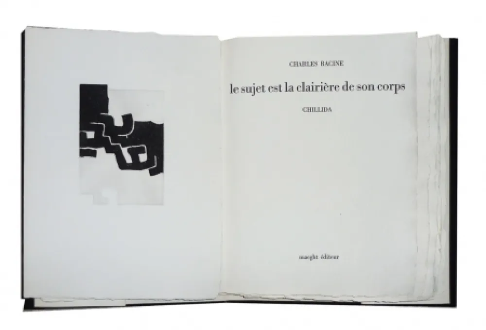 Livro Ilustrado Chillida - Le sujet est la clairière de son corps