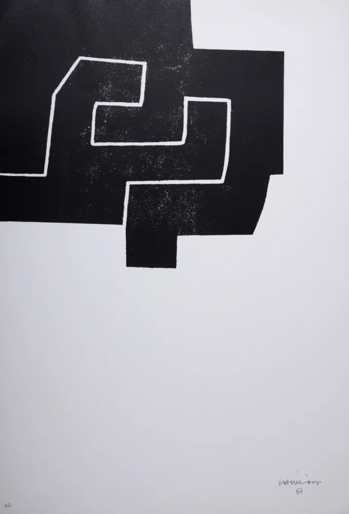 Litografia Chillida - Nancy, 1972 - Hand-signed