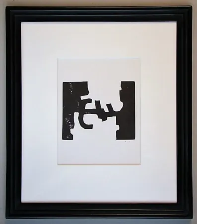 Xilogravura Chillida - Oin-Hatz
