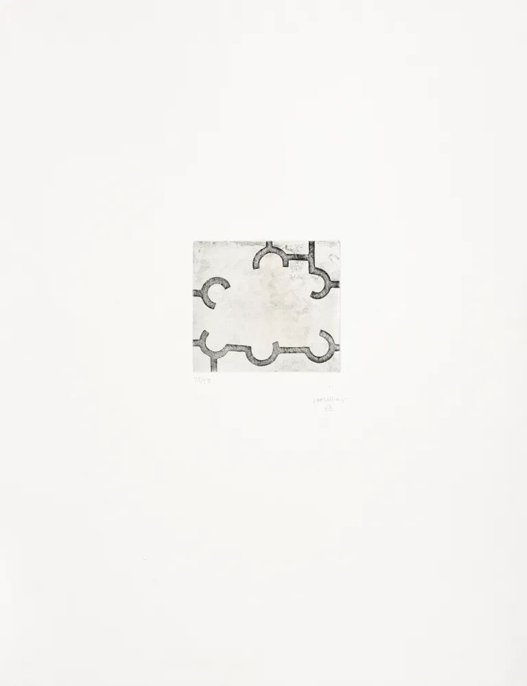 Gravura Chillida - Ozendu 