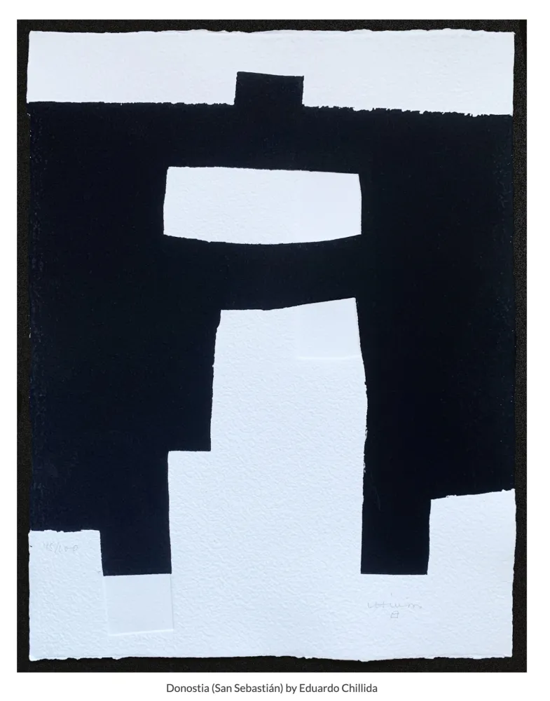 Serigrafia Chillida - Sin titulo