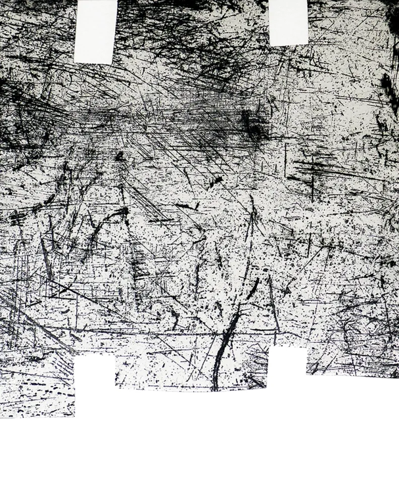 Água-Forte E Água-Tinta Chillida - Une helene de vent ou fumee I