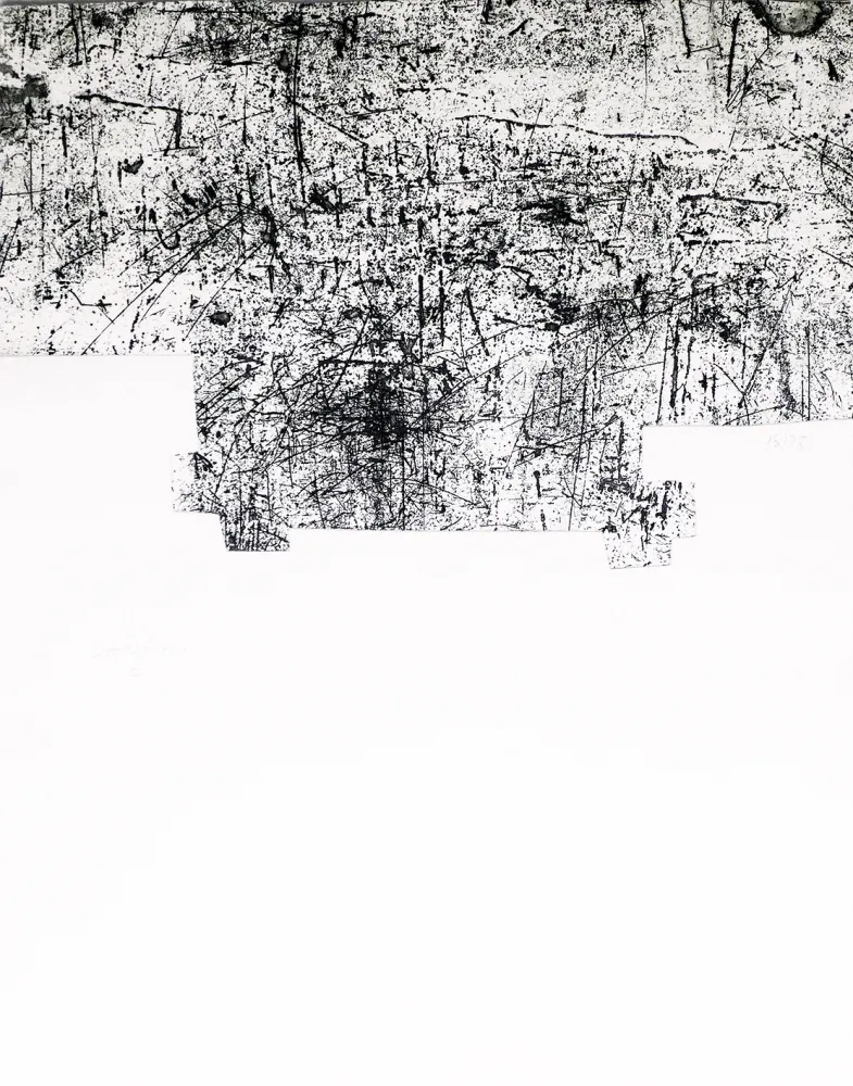 Água-Forte E Água-Tinta Chillida - Une helene de vent ou fumee III