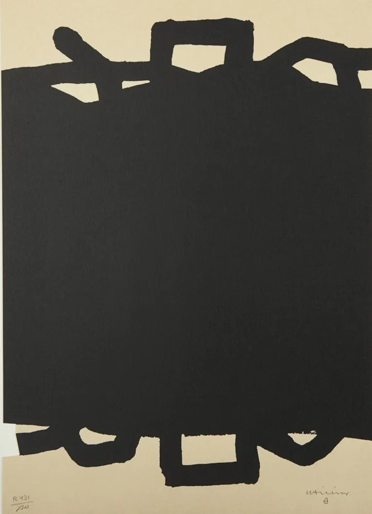 Litografia Chillida - Untitled, ca.