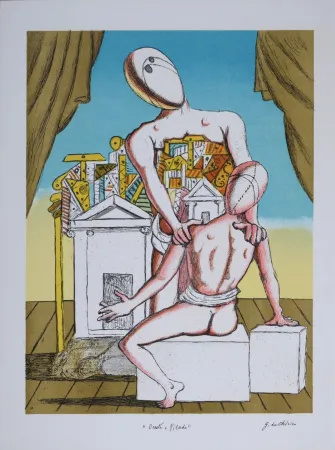 Litografia Chirico (De) - Oreste et Pilade
