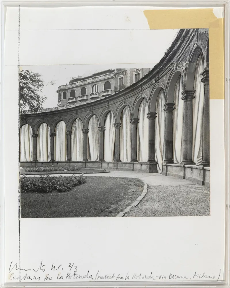 Serigrafia Christo - Curtains for La Rotonda