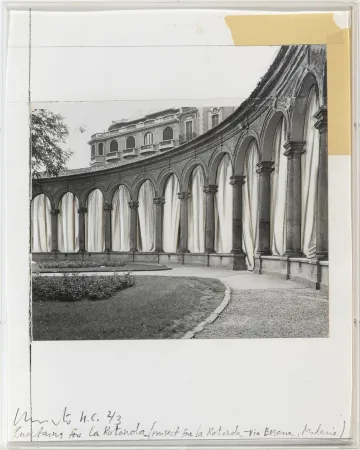 Serigrafia Christo - Curtains for La Rotonda