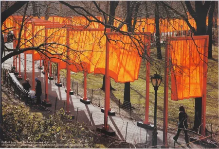 Cartaz Christo - Gates and Orange Curtains : Central Park New York, 2005