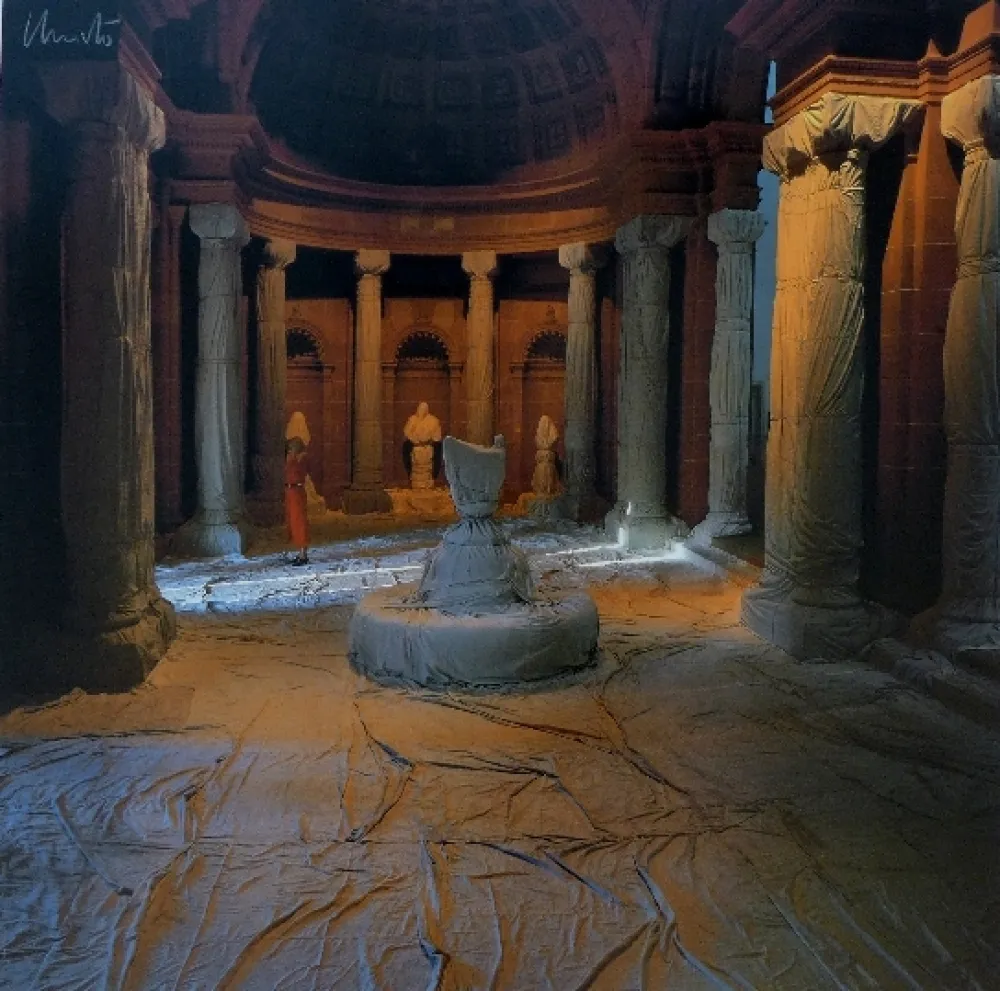 Fotografia Christo & Jeanne-Claude - Wrapped Vestibule,