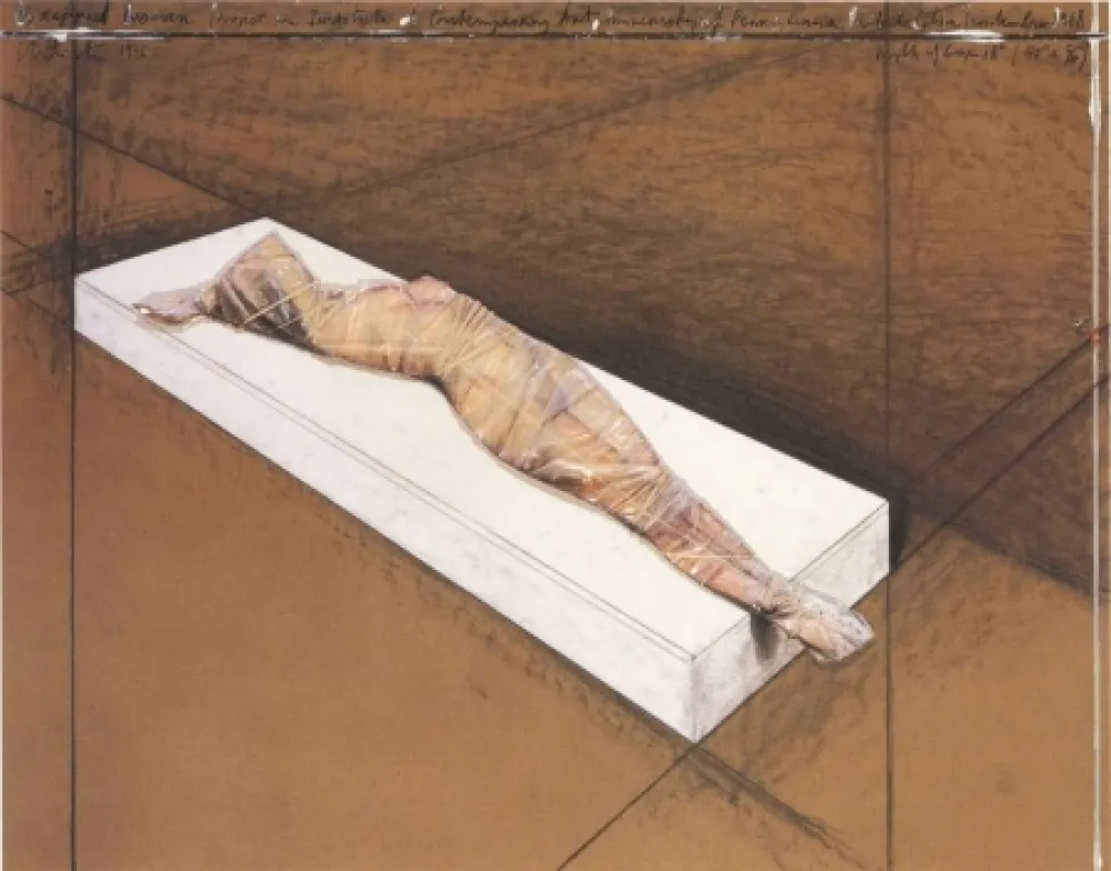 Sem Técnica Christo & Jeanne-Claude - Wrapped Woman