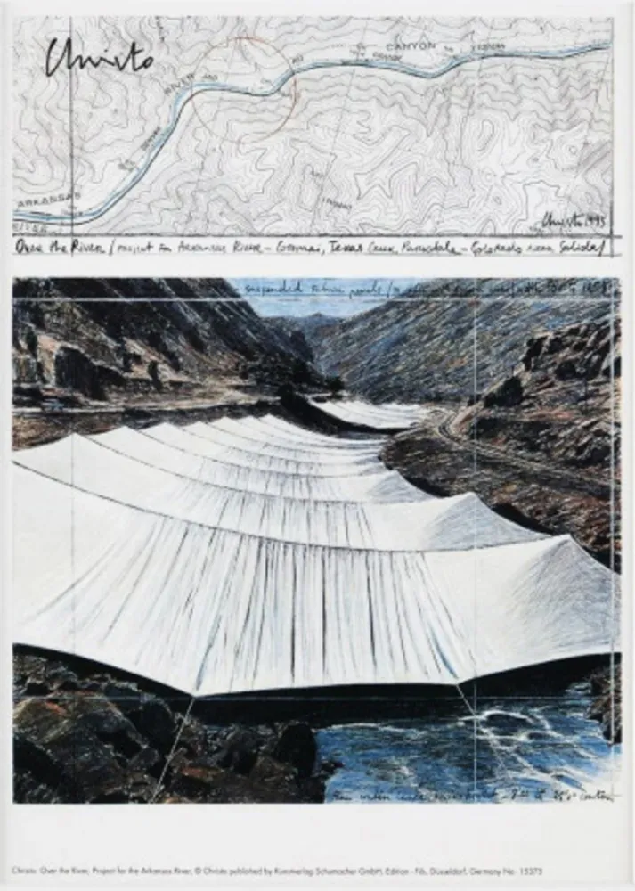 Múltiplo Christo - Over The River Project VI