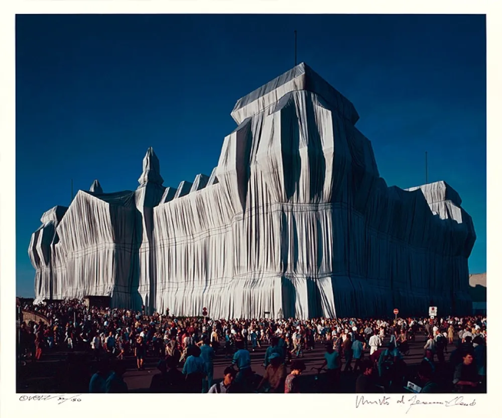 Fotografia Christo - Reichstag Mappe I, 16 Uhr