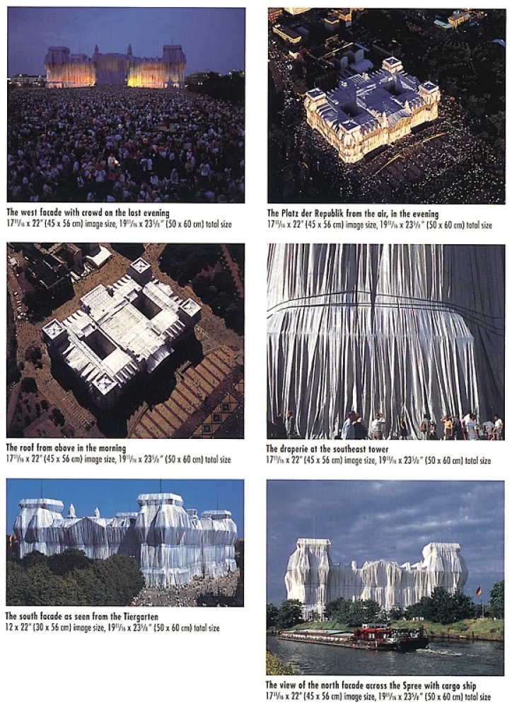 Fotografia Christo - Reichstag Mappe II, 6 Blatt