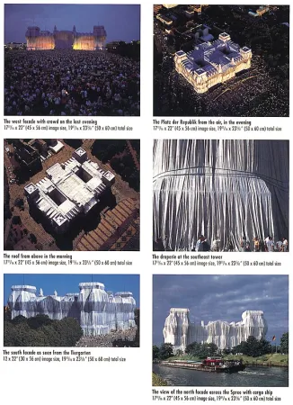 Fotografia Christo - Reichstag Mappe II, 6 Blatt