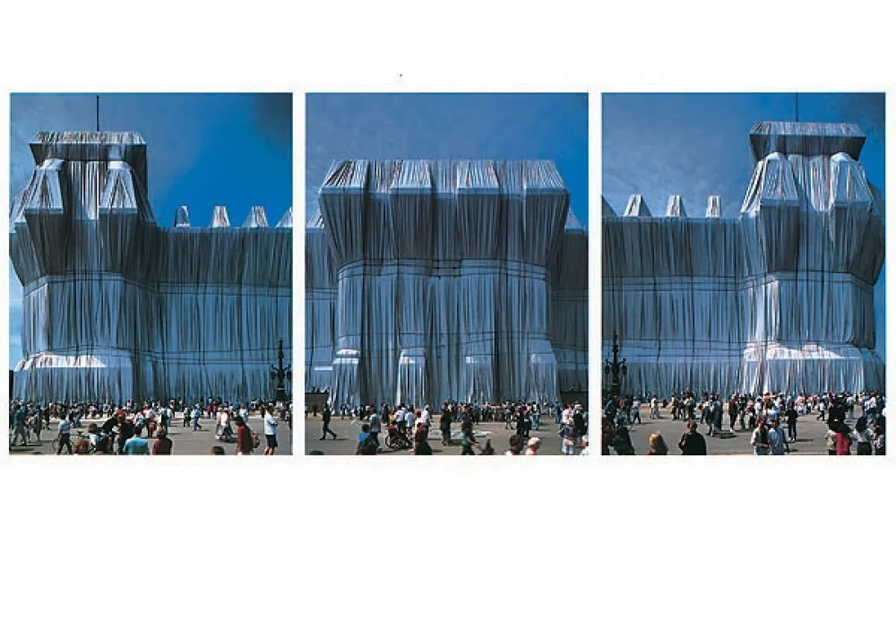Fotografia Christo - Reichstag Westfassade Triptychon
