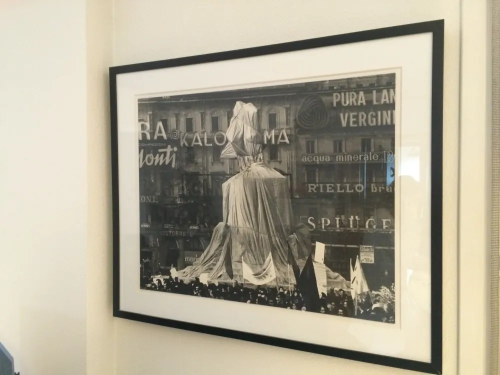 Fotografia Christo - Victorio Enmanuel, Piazza del Duomo, Milan