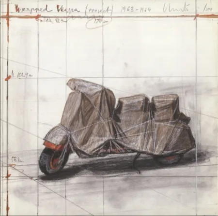 Múltiplo Christo - Wrapped Vespa