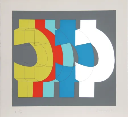 Serigrafia Chryssa - Series 2