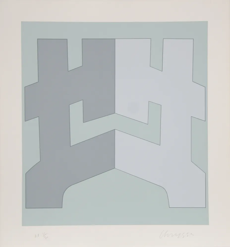 Serigrafia Chryssa - Series 3
