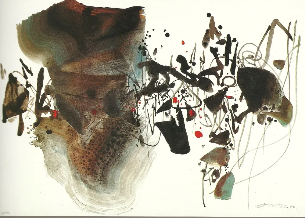 Litografia Chu Teh Chun  - JO BARCELONE 1992